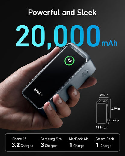 Anker Prime 20000mAh 200W Smart Power Bank